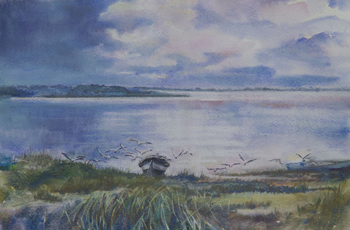 portfolio_gal/PastelAquarelle/Seagulls over the boat.jpg